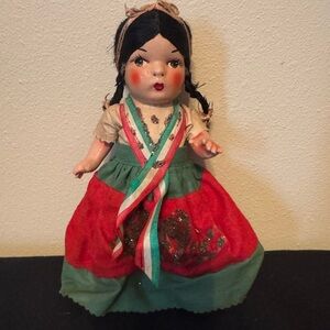 Vintage Mexican Souvenir Doll - Circa 1950